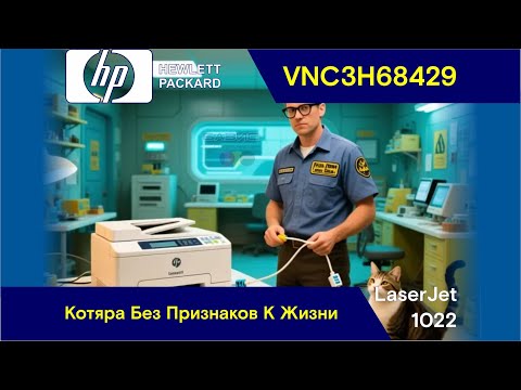 Видео: НР LaserJet 1022 - VNC3H68429 / Котяра Без Признаков К Жизни