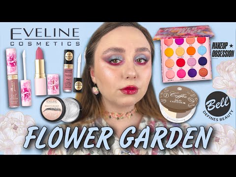 Видео: EVELINE НОВИНКИ Flower Garden | MAKEUP OBSESSION Flower Haze | BELL Coffee Duo Contour