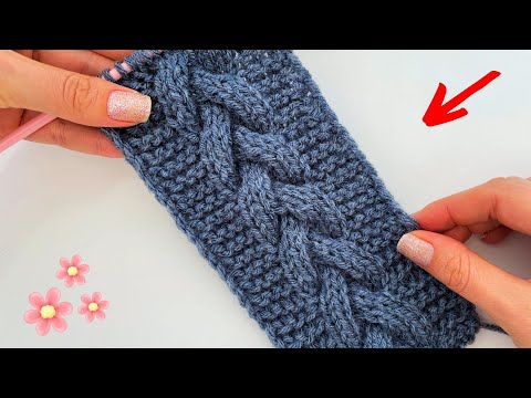 Видео: ОЧЕНЬ ЛЕГКО ВЯЗАТЬ КРАСИВУЮ КОСА