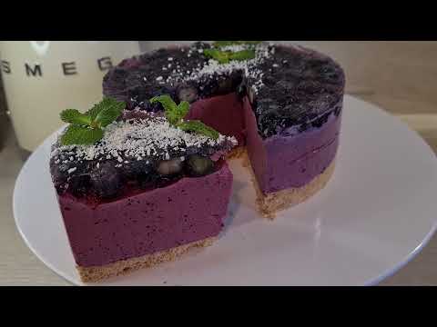 Видео: Муссовый Чизкейк с голубикой 🤩