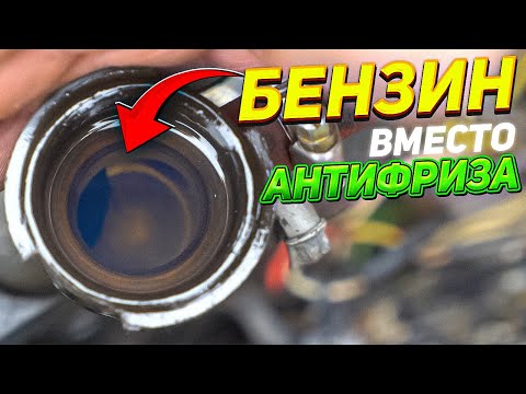 Видео: БЕНЗИН вместо АНТИФРИЗА - Что будет?