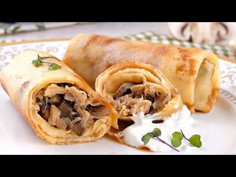 Видео: 🥞Ай, да блинчики! Вкуснейшие Блинчики с Курицей и Грибами “Щедрая Масленица”🥞