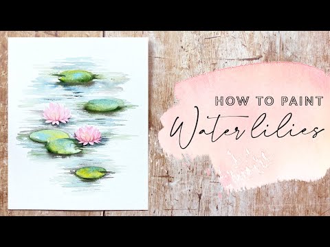 Видео: Раскрываем секрет рисования акварельных кувшинок!