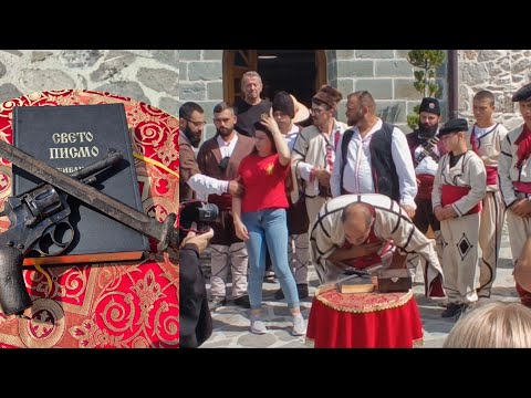 Видео: Да сум убиен со оружјето што го целивам ако ја предадам Македонија - Заклетва на Илинденски коњаници