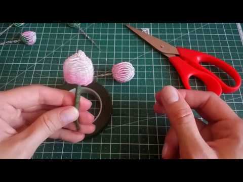 Видео: Орхидея из бисера. Часть 5. Бутоны.