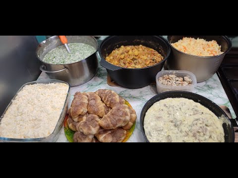 Видео: Наготовила !!! Меню на 2 - 3 дня !!! I 've prepared it !!! Menu for 2-3 days!!!