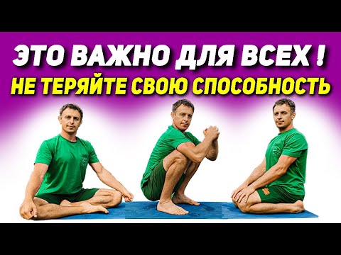 Видео: Три важных положения для здоровья ног и позвоночника / Это заложено природой.