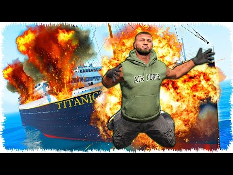 Видео: Джонни Титаникті қиратты (GTA V)