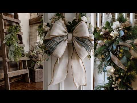 Видео: Элегантность фермерского дома: 20 современных тенденций рождественского декора в деревенском стил...