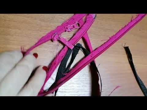 Видео: Ошибка при втачивании застёжки молнии в куртку.