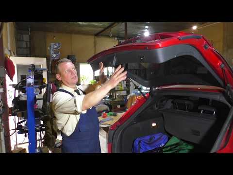 Видео: Ауди А4 Б8.Разборка  двери багажника