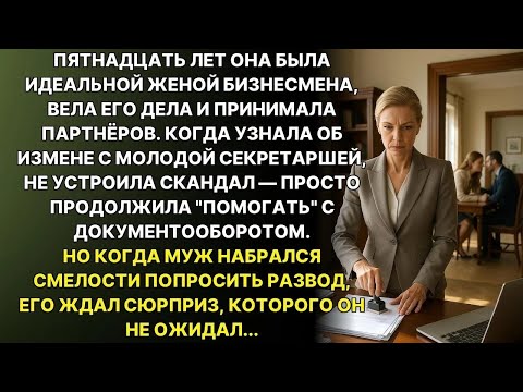 Видео: Выяснилось, что муж изменяет с секретаршей, а жена спокойно кивнула — план мести был уже в деле