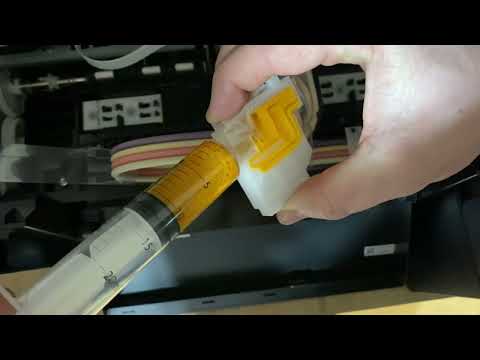 Видео: ⁉️Принтер Epson L805 - L3150 Прокачка чернил, Удаление воздуха из СНПЧ, Тест ДЮЗ ‼️