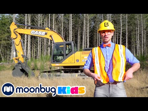 Видео: Блиппи на строительной площадке | Moonbug Kids на Русском | Мультики на Русском