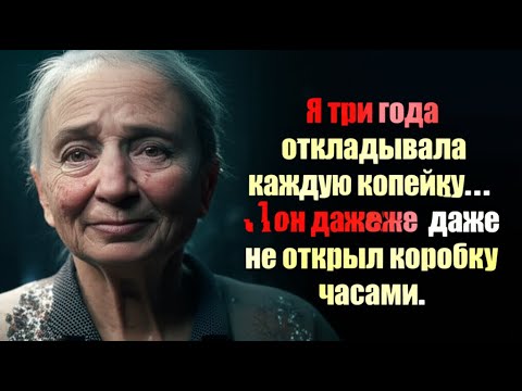 Видео: «Я копила три года…» Сын вернул часы мне на глазах у всех