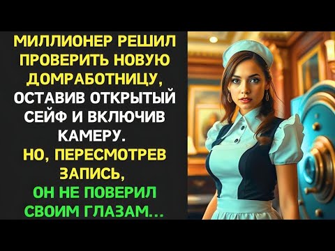 Видео: Миллионер проверил домработницу, оставив сейф открытым. То, что он увидел на камере, шокировало его…