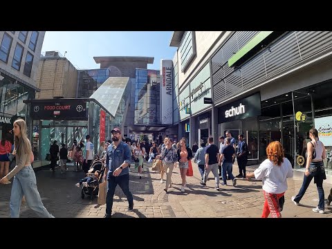 Видео: Летний пеший тур по Манчестеру, Великобритания — 4K