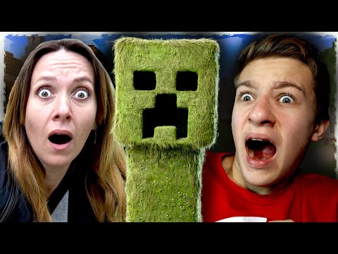 Видео: МАМА первый раз ИГРАЕТ в МАЙНКРАФТ!!! Minecraft