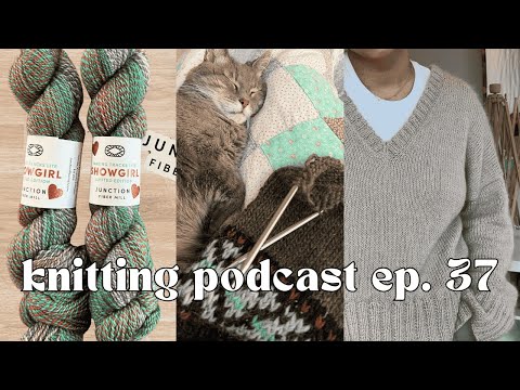 Видео: ЧЕТЫРЕ ФО, свитер Харлоу с V-образным вырезом, НОВАЯ пряжа Spincycle и Showgirl Junction Fiber Mi...