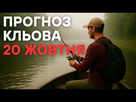 Видео: Прогноз кльова на 20 жовтня 2025 | Календар рибалки