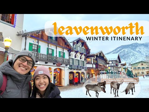 Видео: Маршрут путешествия по ЛИВЕНВОРТУ, ВАШИНГТОН | Центр города, олени, катание на санях