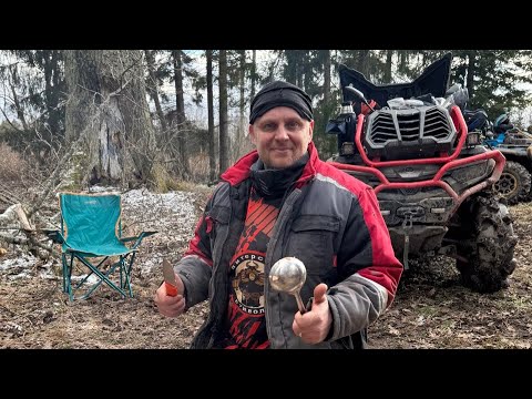Видео: Открытие квадро сезона с огоньком. Обкатываем новый CFMOTO CFORCE 1000 MUD VERSION