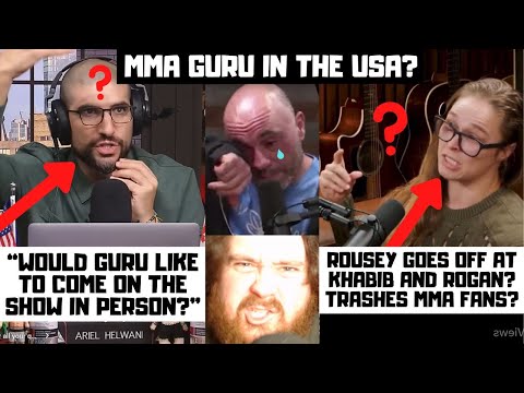Видео: Ариэль Хельвани хочет поработать ЛИЧНО? Ронда Раузи разгромила Джо Рогана и Хабиба? Моя реакция