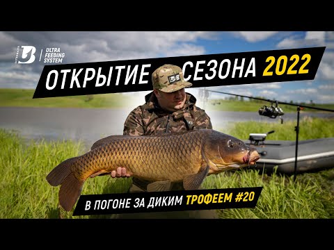 Видео: Ловля карпа. Карпфишинг на диком водоеме. Открытие сезона 2022. В погоне за диким трофеем #20.