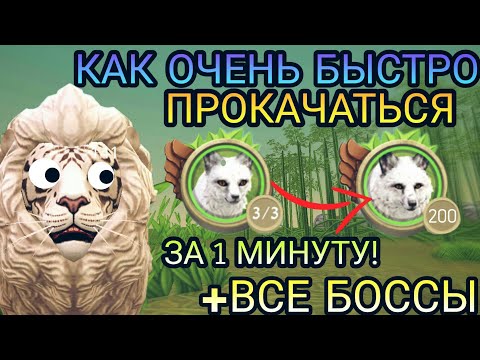 Видео: КАК ОЧЕНЬ БЫСТРО ПРОКАЧАТЬСЯ В WILDCRAFT [+ ВСЕ БОССЫ]🐯🦁