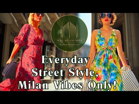 Видео: 🌻Milan Street Style в августе 2025 🇮🇹: итальянские летние тенденции моды