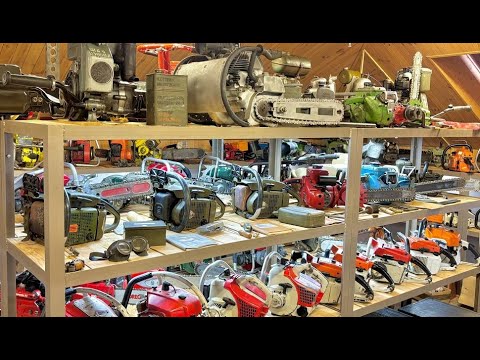 Видео: Моя коллекція бензопил STIHL HUSQVARNA DOLMAR JONSERED HOMELITE УРАЛ ДРУЖБА