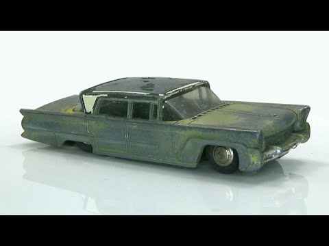 Видео: Lincoln Premiere, реставрация с добавлением кабины и подвески. Модель Dinky 1959 года.