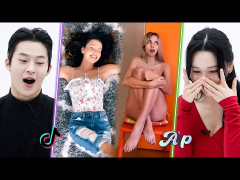 Видео: Реакция на вызов горячих корейских мужчин и женщин TikTok «Оливия»｜ asopo