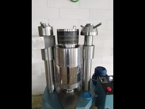 Видео: Маслопресс 280 тонн, холодного отжима, cold pressed oil press