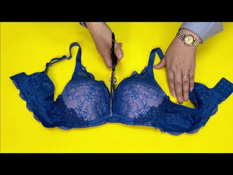 Видео: [DIY] Вам понравится крутая переработка бюстгальтеров, которые вы не носите.