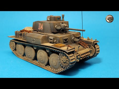 Видео: Фарбування МОДЕЛІ Танка | Pz.Kpfw 38(t) Ausf. F 1/35 Italeri Фінал