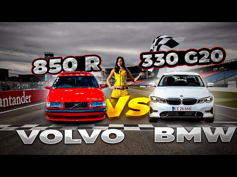 Видео: СТАРАЯ Volvo 850 2.3Turbo ПРОТИВ BMW 330i G20, Opel,Audi a4, Vw