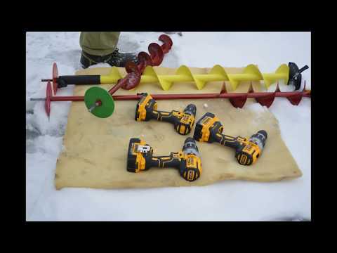 Видео: Шуруповерты DeWALT и буры 100мм. 120мм. и 130 левого вращения часть 2