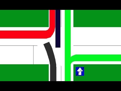 Видео: CosmBr LF - поворот налево на перекрестке Космонавтов-Бредова в г.Апатиты