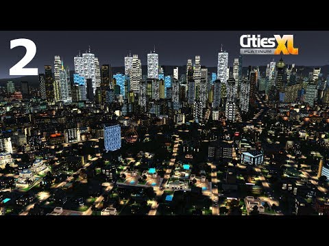 Видео: Cities XL. #2. Добрались до высоких технологий.