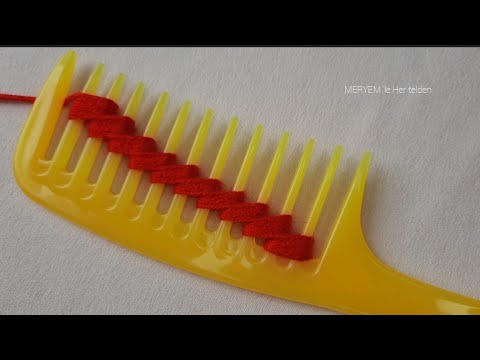Видео: 😳Как сделать розу из пряжи гребнем, которого вы никогда раньше не видели.