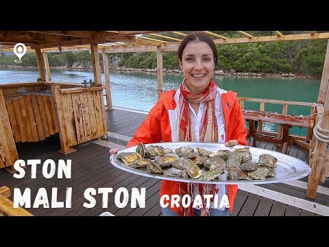 Видео: Мали Стон | Стон | Ферма за Стриди | Хърватска | Mali Ston | Ston | Oyster Farm | Croatia