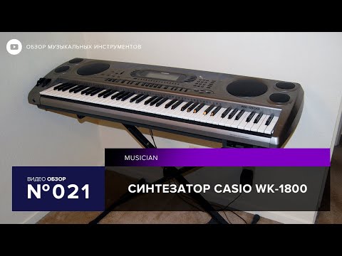 Видео: Обзор синтезатора Casio WK 1800