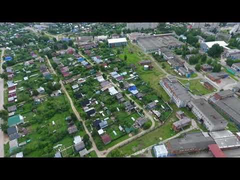 Видео: Козьмодемьянск, лето 2017 с высоты птичьего полёта