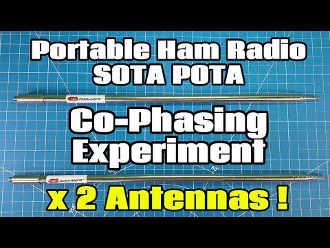 Видео: Синфазные антенны для портативной любительской радиостанции