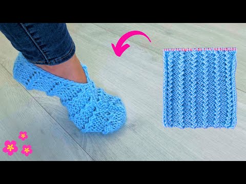 Видео: ЛЕГКОЕ ПОШАГОВОЕ ВЯЗАНИЕ ТАПОЧЕК