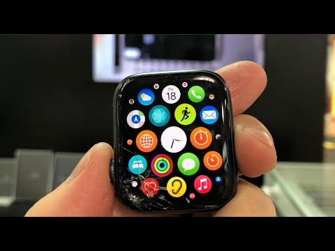 Видео: Замена стекла дисплейного модуля Apple Watch SE, 44mm