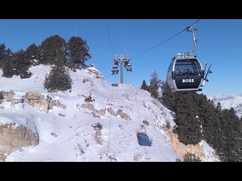 Видео: Узбекский горнолыжный курорт Амирсай
