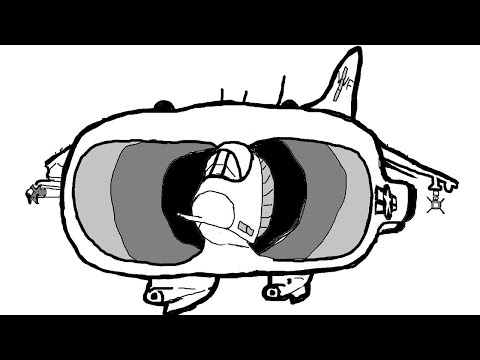 Видео: Harrier AV-8C паркуется  в неположенныx местах War Thunder