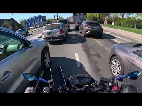 Видео: катаюсь по городу на SUZUKI GSX-S 750